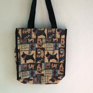 Dog Tapestry Tote Bag